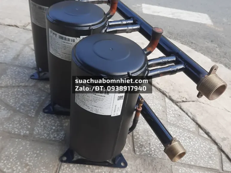 Bộ trao đổi nhiệt máy nước nóng heatpum