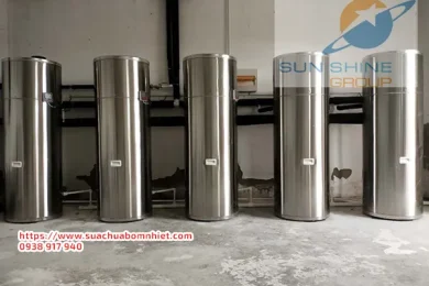 Bơm nhiệt bình tích hợp phù hợp điều hòa cho khách sạn